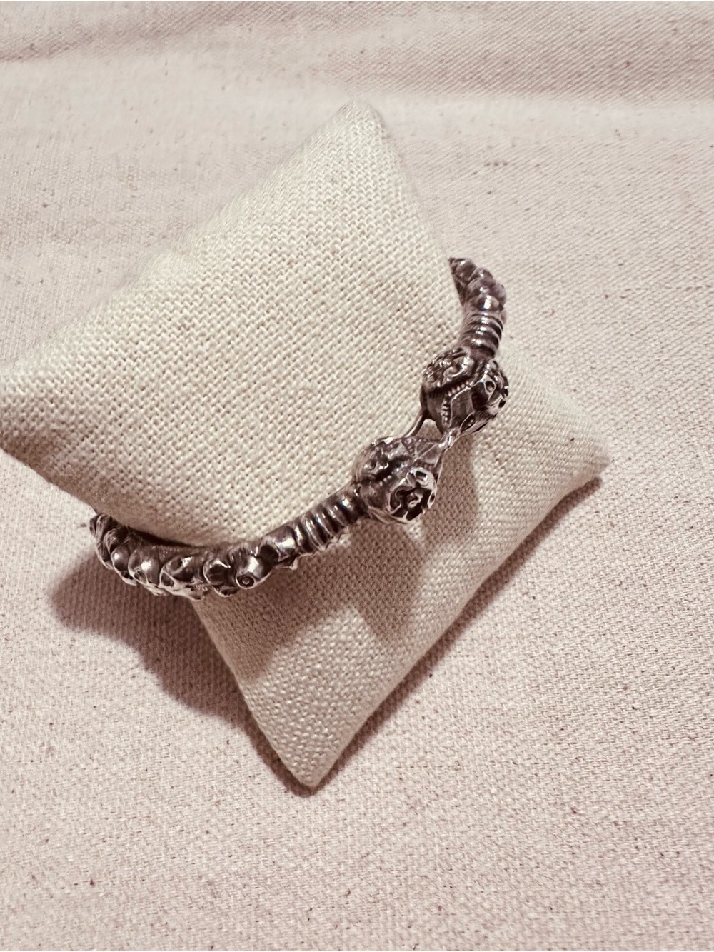 Vintage | Bracelet | Traditional Indian Kara In Silver